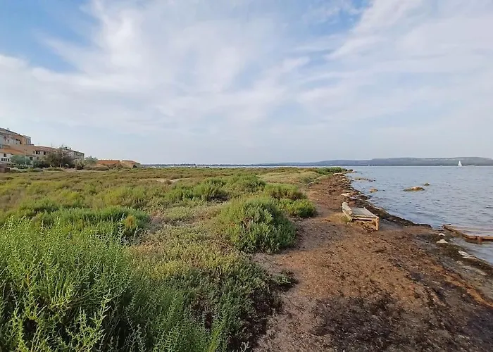 Vue De Reve Sur Lagune De Bages (Aude)